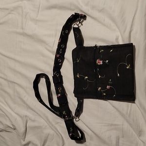 Black Denim small crossbody